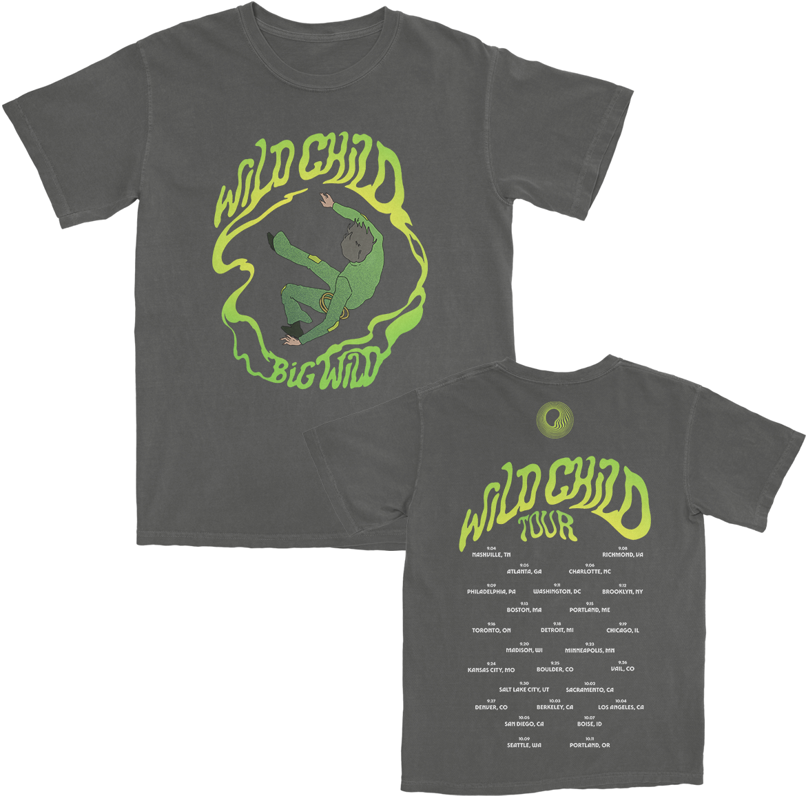 Wild Child 2025 Tour T-Shirt (Pepper)