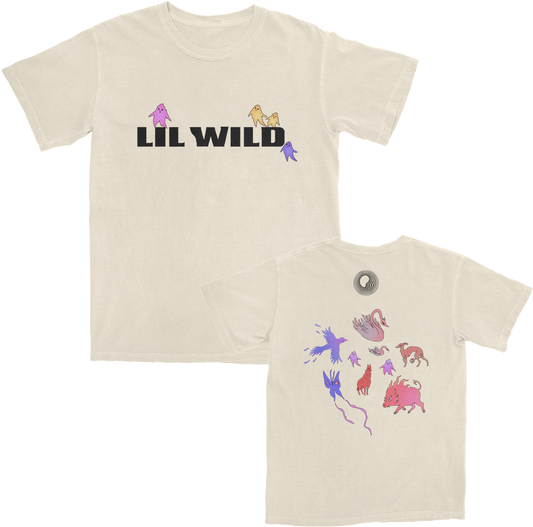 Lil Wild Figures Youth T-Shirt (White)