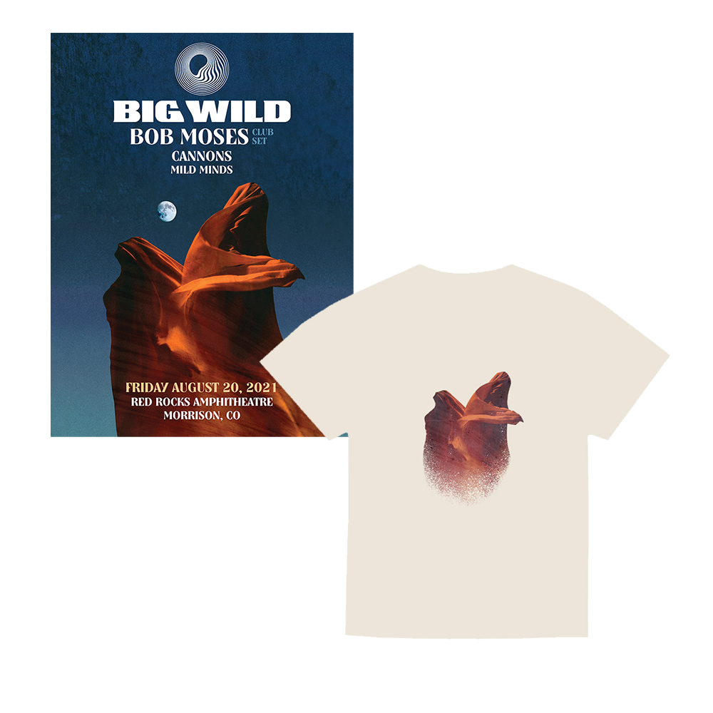 Red Rocks 2021 Event T-Shirt + Poster